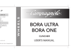 Manual de usuario ruedas Bora One cubierta