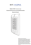 Teclado Numérico/Lector de proximidad/Controlador