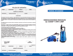 Hidrolavadoras Manuales QL-3100GP Y APW-120EPQL