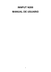 INNPUT N200 MANUAL DE USUARIO