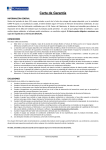 Carta de Garantía Equipos HP Compaq (CDG)