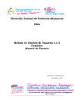 Modulo de Gestion de Usuario - Direcci&oacute;n General de Servicios