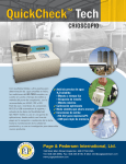 QuickCheck&trade; Tech - Page & Pedersen International ltd.