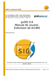 gvSIG 0.6 Manual de usuario Extension de ArcIMS