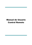 Manual de control remoto