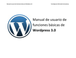 Manual de usuario de funciones básicas de Wordpress 3.0