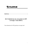 Kit S QuickGene de extracci&oacute;n de ADN en Sangre Total
