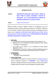 RESUMEN EJECUTIVO ASUNTO: ADQUISICI&Oacute;N DE