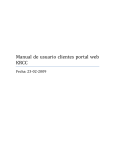 Manual de usuario clientes portal web KRCC