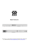 Generador RDS RT 25 Manual