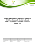 Manual de Usuario del Sistema de Información SIGELA