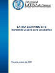 Manual de Latina Learning Site-Estudiantes 26.12.11