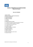 MODULO REPORTES DE AUTORIZACIONES Manual de Usuario