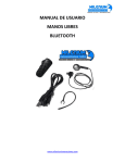 Manual Manos Libres Bluetooth Milenium Innovaciones SAS