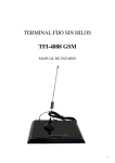 Manual de usuario terminal GSM TFI-4888