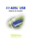 Manual de Usuario - Kit ADSL USB
