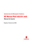 Mi Mensa-Red edición web Manual de Usuario
