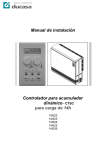 Manual de instalación Controlador para acumulador