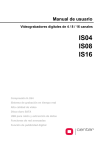 CENTER - Grabadores digitales IS04 - IS08 - IS16