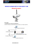 BOSSC55 CAMARA WIFI IP CON AUDIO Y USB Manual de usuario