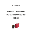 manual de usuario detector magnético fjcd621
