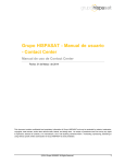 Manual de uso Contact Center Grupo HISPASAT
