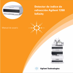 Detector de índice de refracción Agilent 1260 Infinity