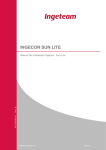 Manual de instalaci&oacute;n Ingecon Sun Lite