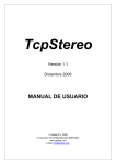 TcpStereo. Manual de Usuario