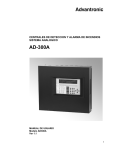 (Manual Usuario) Centrales analógicas Serie 300A