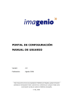 Manual de Usuario Portal Configuración Imagenio_v4b
