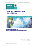 Bit&aacute;cora Electr&oacute;nica de Obra P&uacute;blica