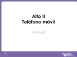 Manual de usuario en Español del Telefóno ALTO 2