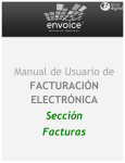 Manual de Usuario de FACTURACIÓN ELECTRÓNICA