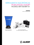 Alnor® Electronic Balancing Tool Models EBT730/EBT731