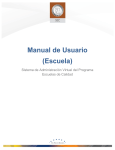 Manual de Usuario (Escuela)