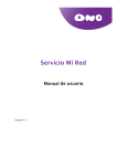 Servicio Mi Red Manual de usuario