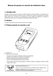 Manual de puesta en marcha de tel&eacute;metro l&aacute;ser