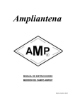 Manual Medidor de campo AMP507