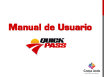 manual de Usuario para Quick Pass aquí - COOPE