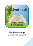Synthesis App Manual de Usuario