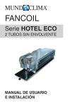 Manual de usuario e instalación Fancoil