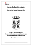 Junta de Castilla y León Consejería de Educación