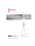 Manual de usuario de Lámpara de fotocurado Mod. LED-H