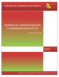 sistema de administraci&oacute;n y gobernabilidad de tic