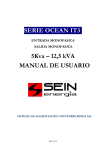 SERIE OCEAN IT3 . 5Kva – 12,5 kVA MANUAL DE USUARIO