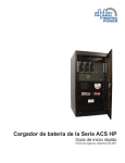 Cargador de bater&iacute;a de la Serie ACS HP