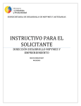 instructivo para el solicitante - Ministerio de Industrias y Productividad