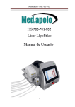 HS-700-701-702 Láser Lipolítico Manual de Usuario - Med