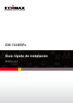 EW-7438RPn Gu&iacute;a r&aacute;pida de instalaci&oacute;n